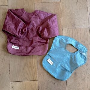 5/$20* Tiny Twinkle Waterproof Bibs. 1 Long Sleeve Pink, 1 Blue bib. 6-36 Months